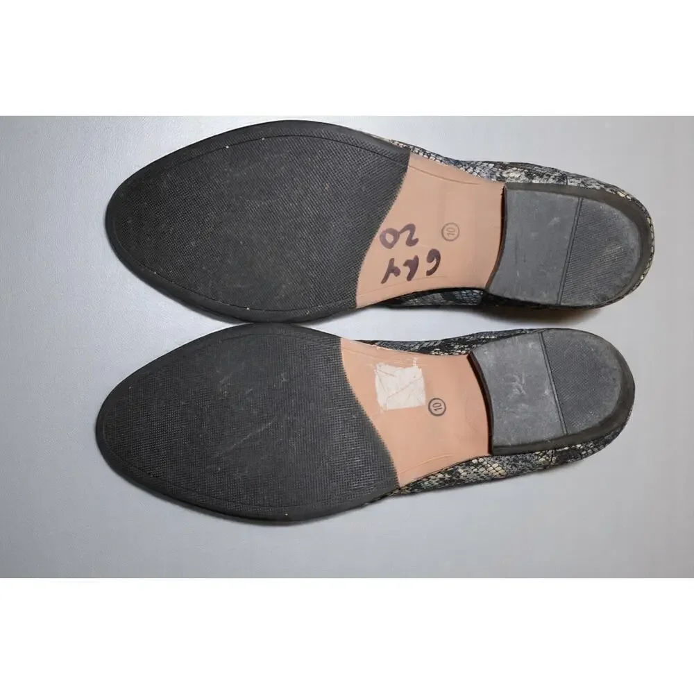 Skechers Faux Snakeskin Chelsea Boots Men’s Size 10 | Western-Inspired Slip-On